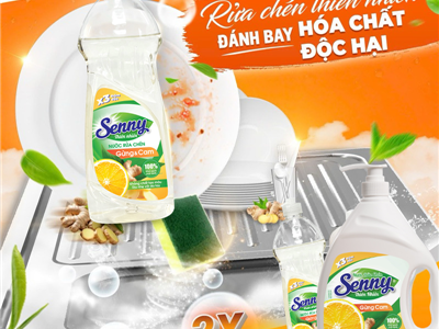 Hương Gừng Cam Tươi Mát – Nâng Cấp Trải Nghiệm Rửa Chén Mỗi Ngày