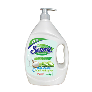 Nước Rửa Chén Senny Thiên Nhiên Tinh Chất Lô Hội 1.4kg