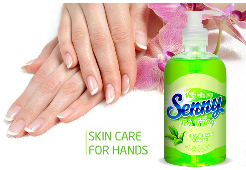 Senny Trà Trắng: Làm sạch da tay - Kháng khuẩn hiệu quả