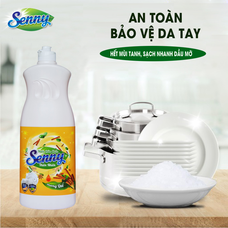 nước rửa chén Senny