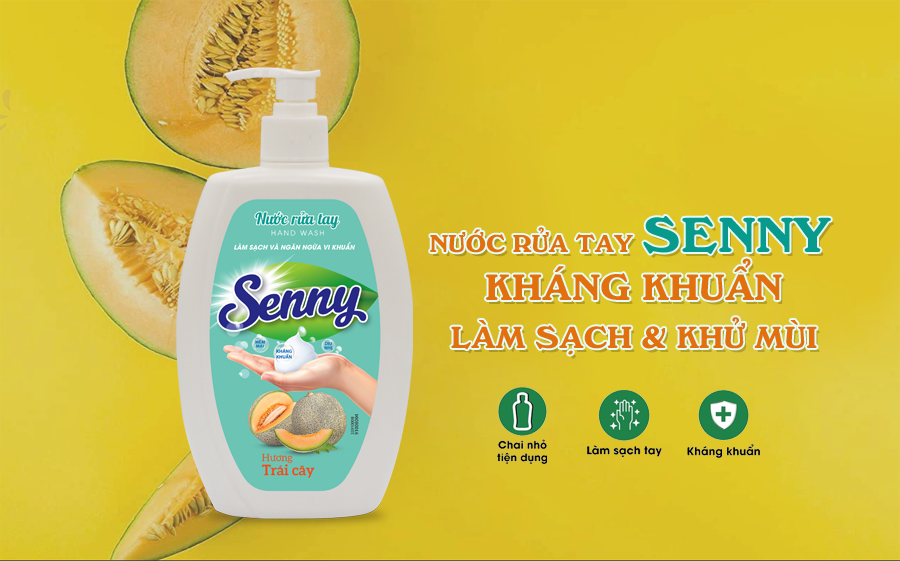 nước rửa tay Senny hương dưa gang