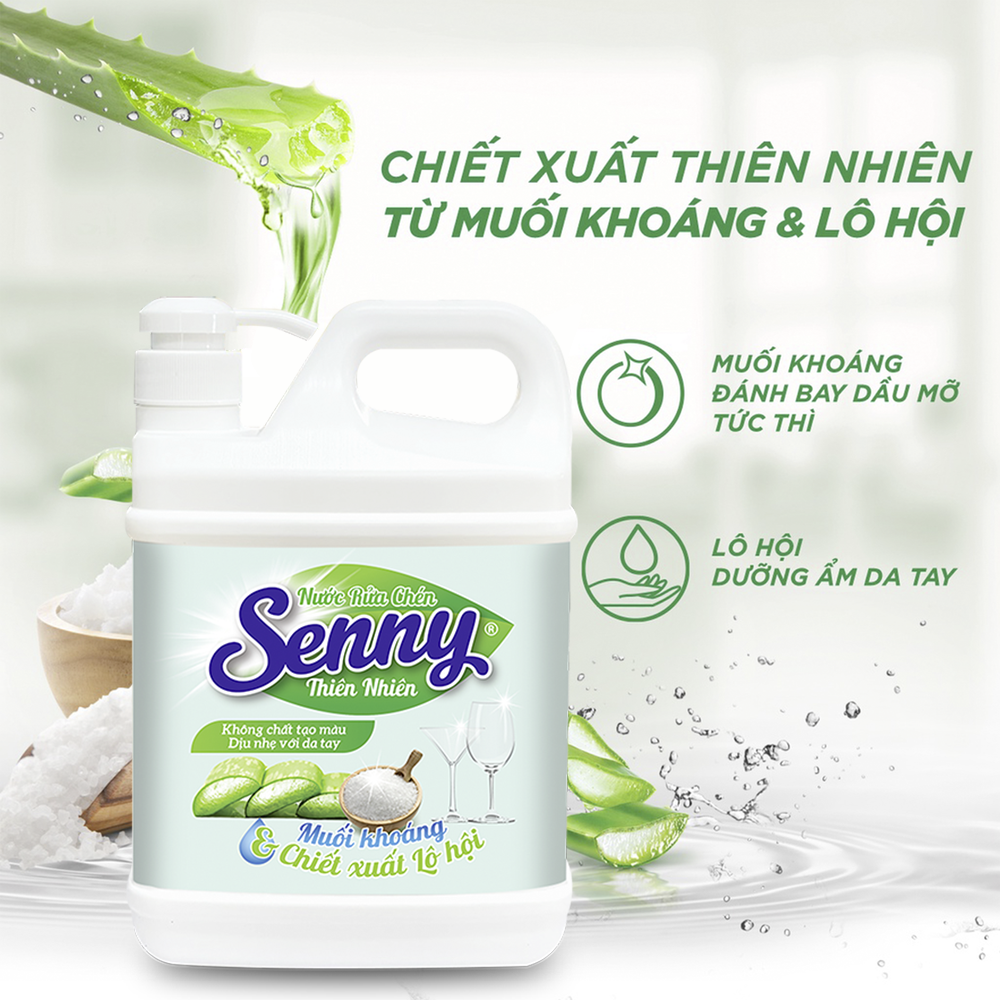 Nước Rửa Chén Senny Lô Hội