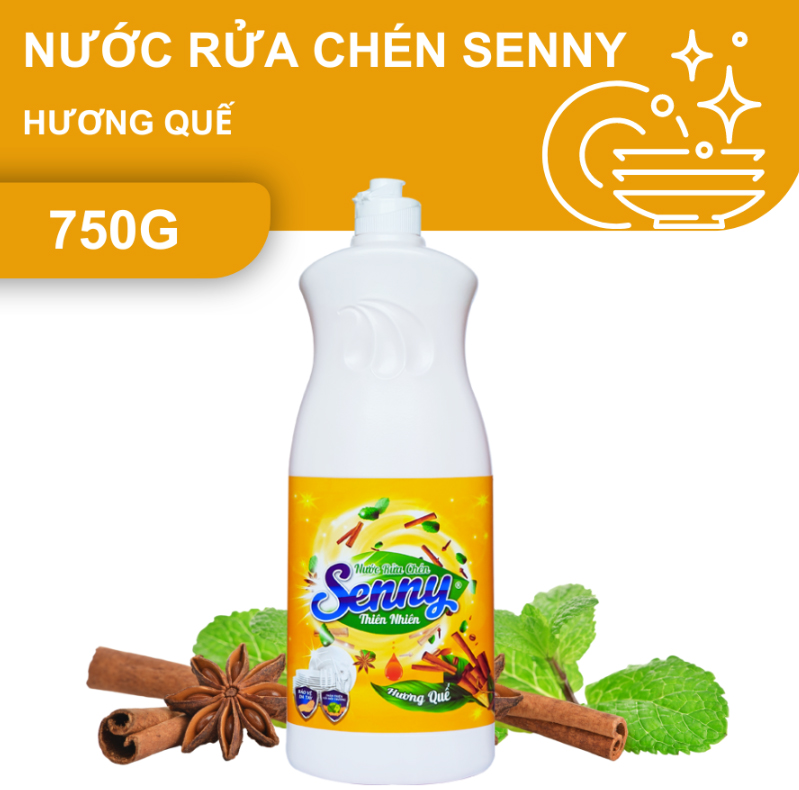 Nước rửa chén Senny hương quế