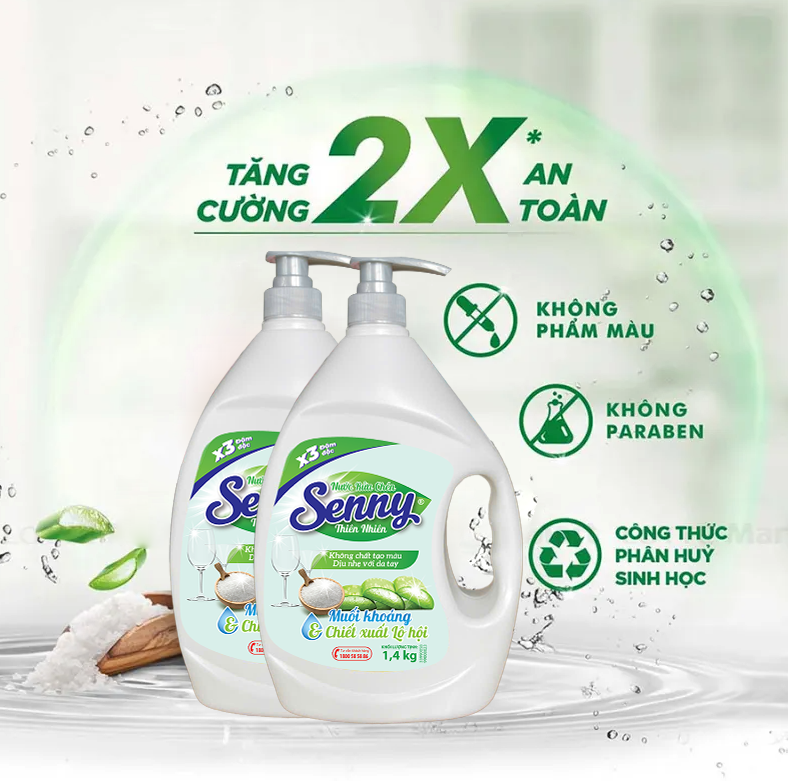 Nước Rửa Chén Senny Lô Hội
