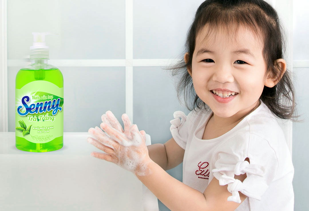 nước rửa tay senny an toàn cho bé