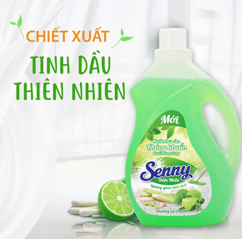 nước lau sàn senny hương sả chanh