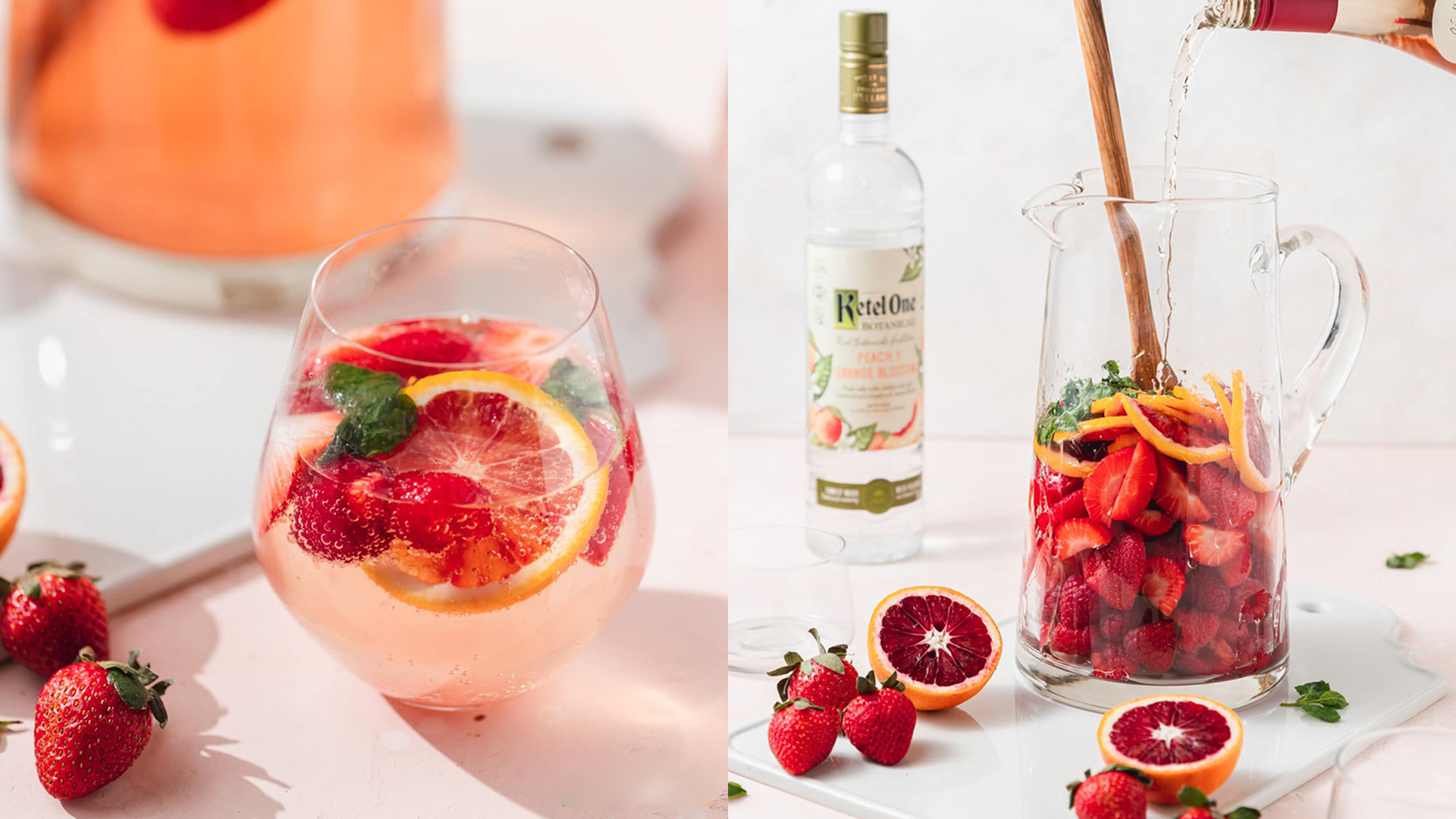 Sangria Rượu Vang Rosé - Hương Vị Thanh Nhẹ, Thưởng Thức Đầy Phong Cách