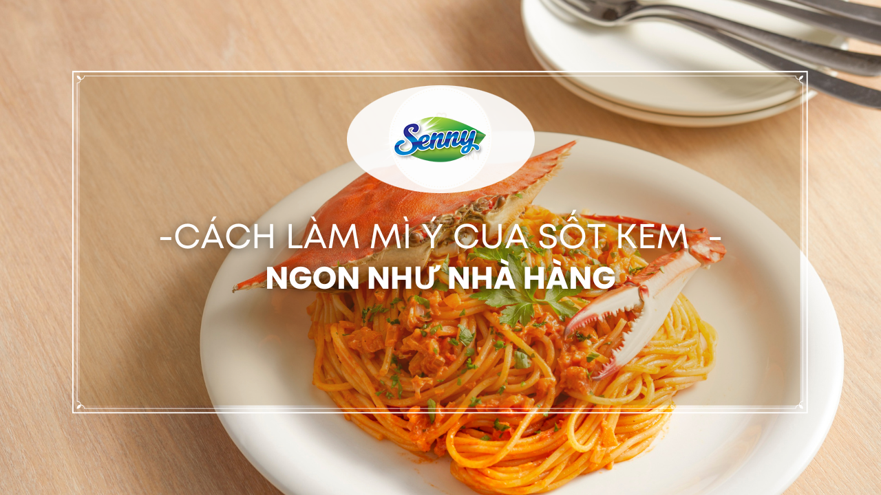 Chinh Phục Món Âu: Mì Ý Cua Sốt Kem Ngon Hết Ý!