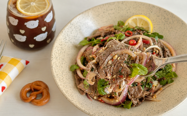 Bò Trộn Bạc Hà Chuẩn Vị Chua Cay Dọn Sạch Mâm, Eo Thon Dáng Gọn Đẹp