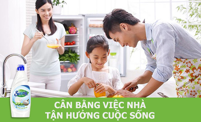 Cân bằng việc nhà, tận hưởng cuộc sống với Senny