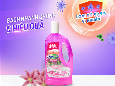 Nước Lau Sàn Senny Hương Hoa Lily – Thơm Mát Tự Nhiên, Sạch Bóng Từng Bước
