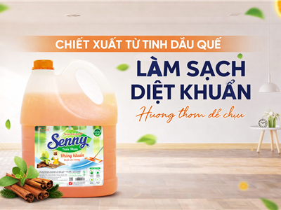 Nước Lau Sàn Hương Quế Senny – Giải Pháp Làm Sạch Diệt Khuẩn Hiệu Quả Cho Mọi Gia Đình